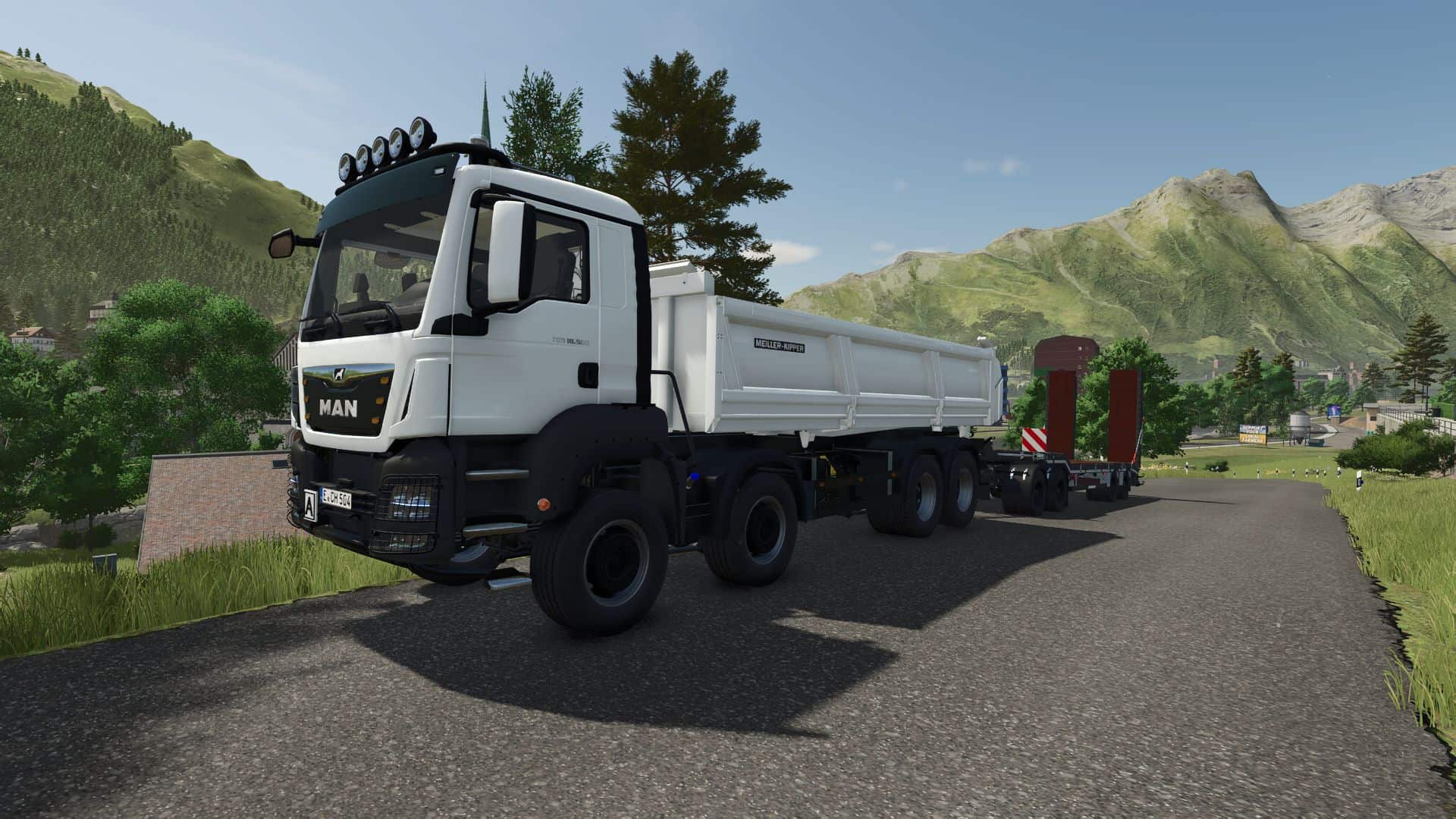 Schwarzmüller 4-axle low loader v1.0 thumbnail 3