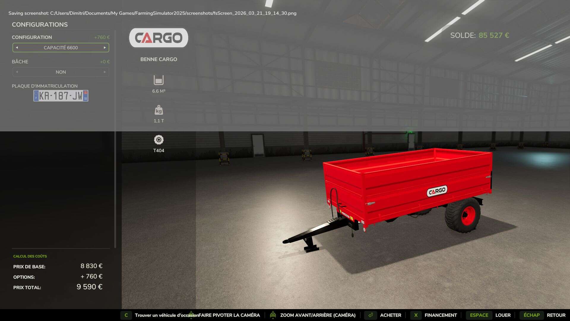 1 Axle Cargo Tipper v1.0
