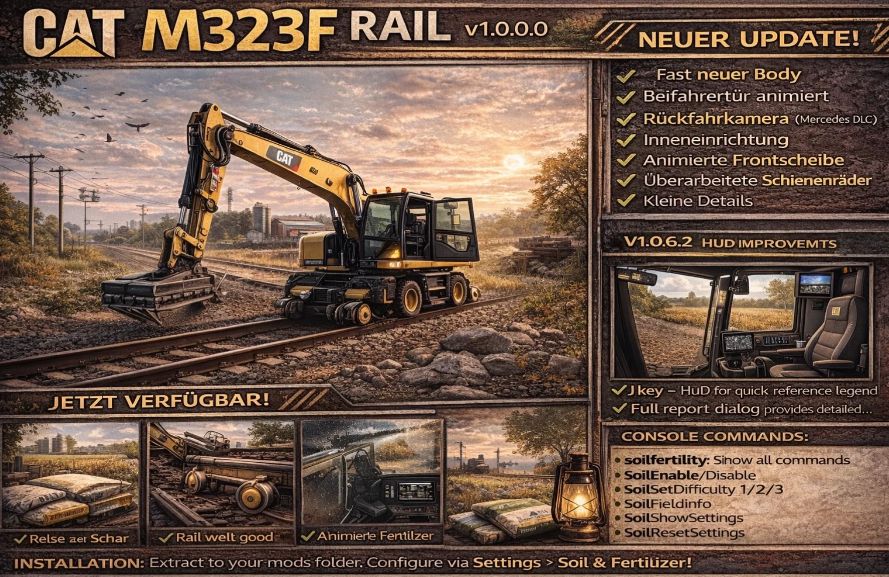 CAT M323F RAIL v1.0