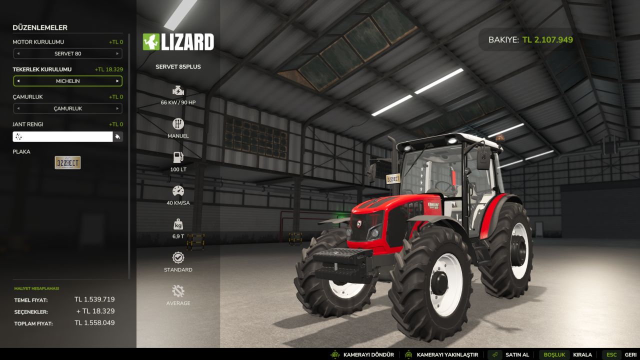 Erkunt Servet 85+ Lüks v1.0