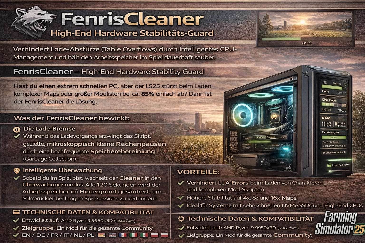 FenrisCleaner v1.0