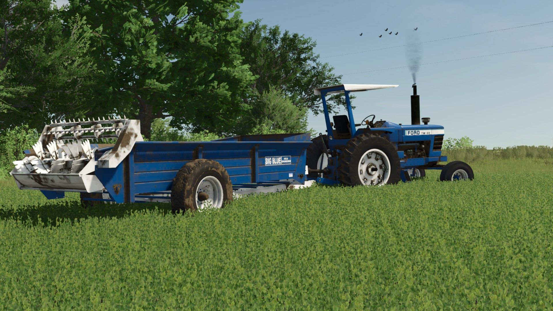 Ford Big Blue Manure Spreader Pack v1.0