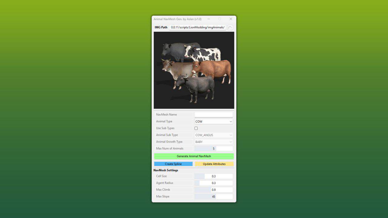 GE10 Script – Animal NavMesh Gen. v1.0