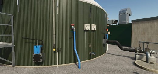 Highly efficient biogas plant with 99kW output v1.0
