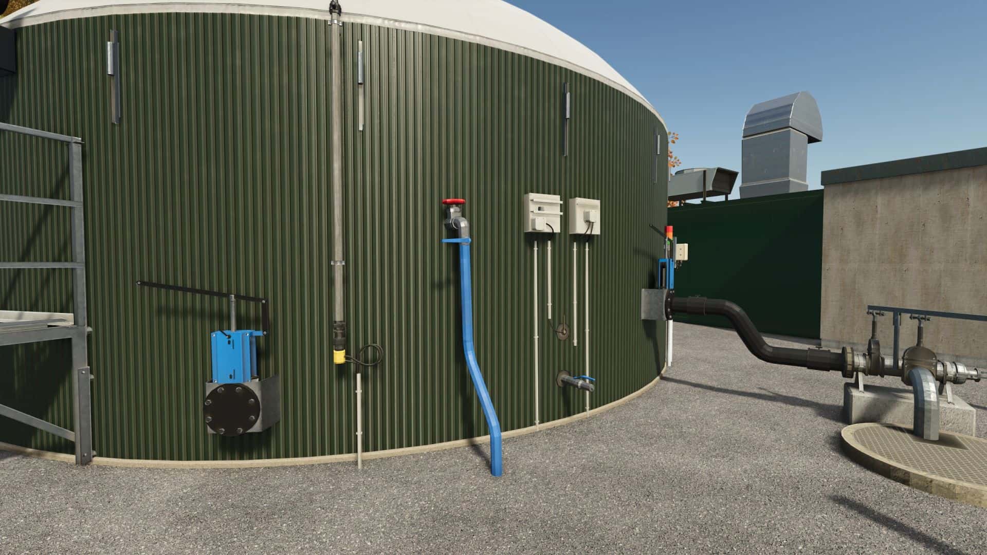 Highly efficient biogas plant with 99kW output v1.0