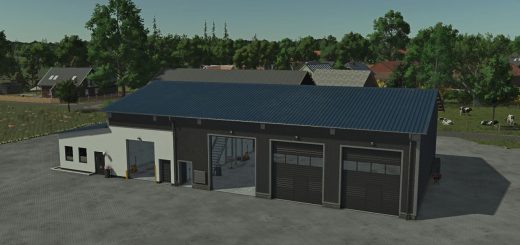 Industrialbuilding With Garage v1.0