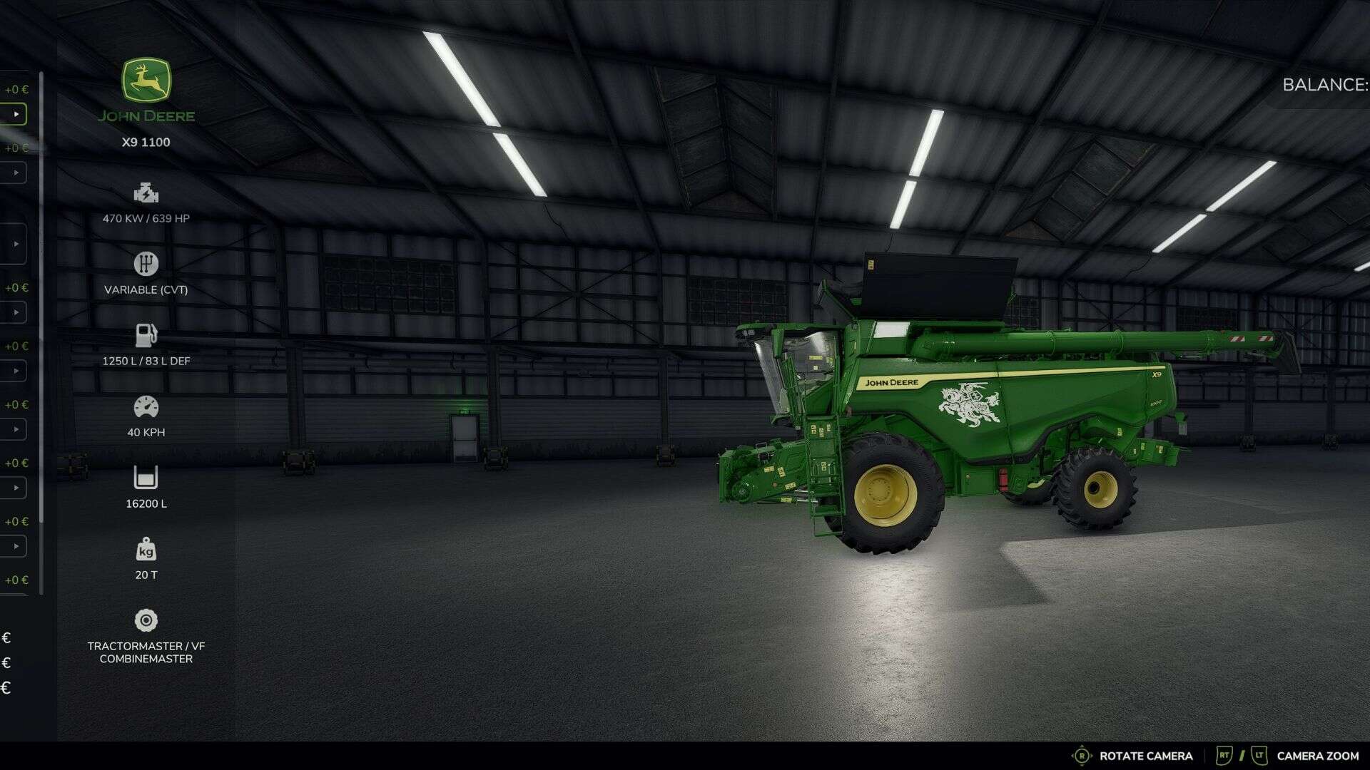 John Deere X9 1100 BETA v1.0