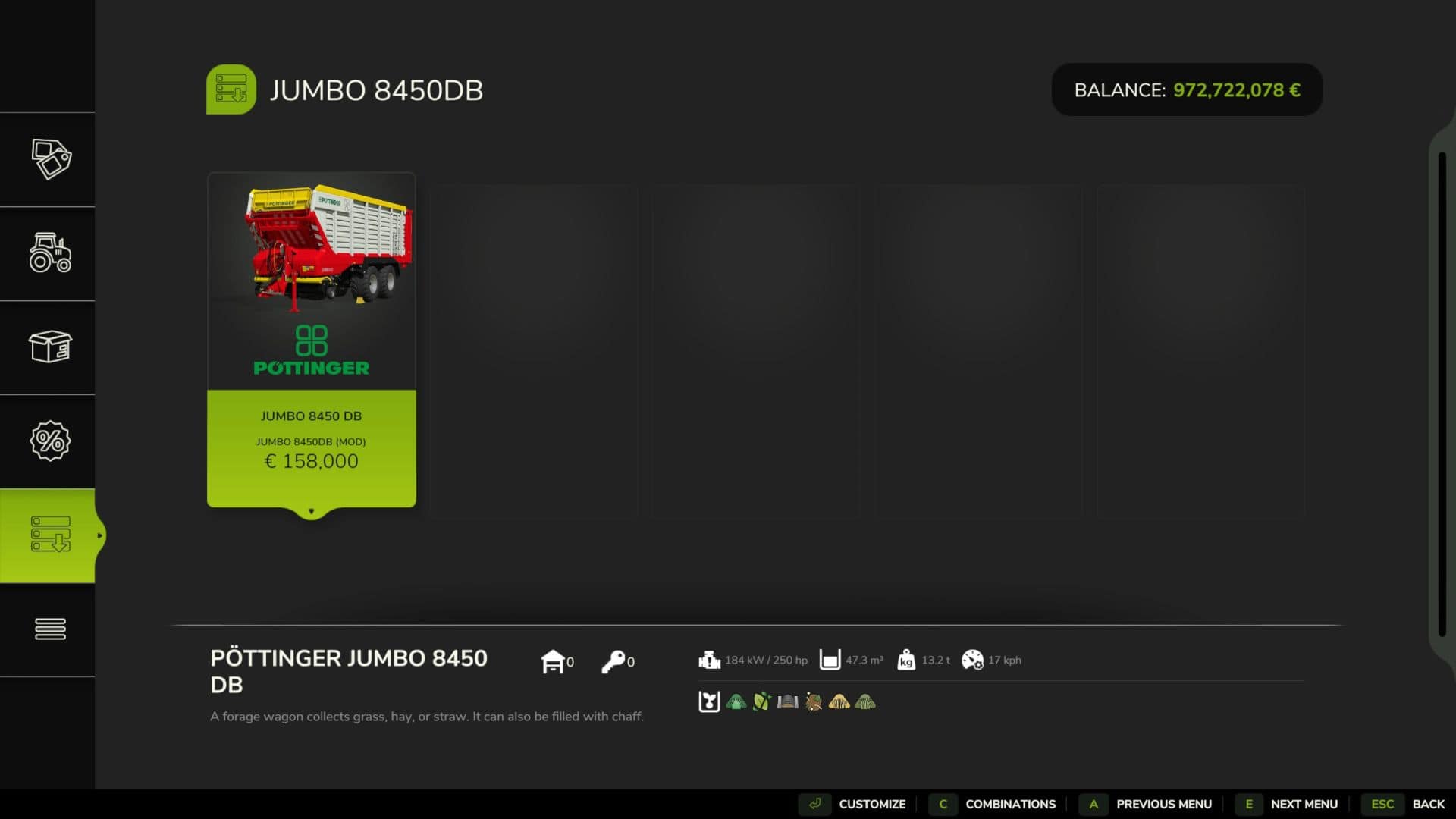 Pöttinger Jumbo 8450 Db v1.0 thumbnail 4