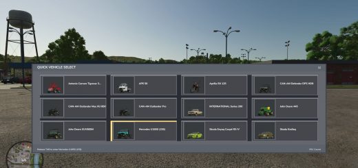 Quick Vehicle Select v1.0.0.1