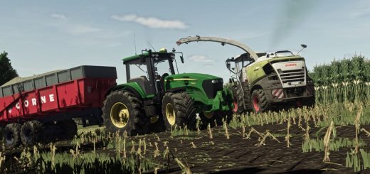 Realistic 6.1L JohnDeere 4VCR Straightpipe Sound v1.0