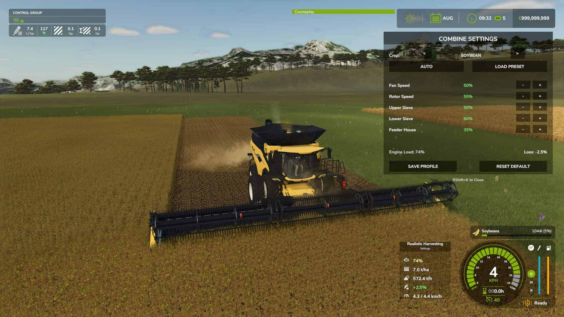 Realistic Harvesting v1.4