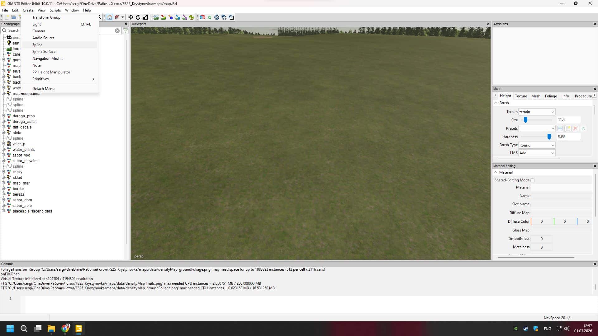 River from spline v1.0