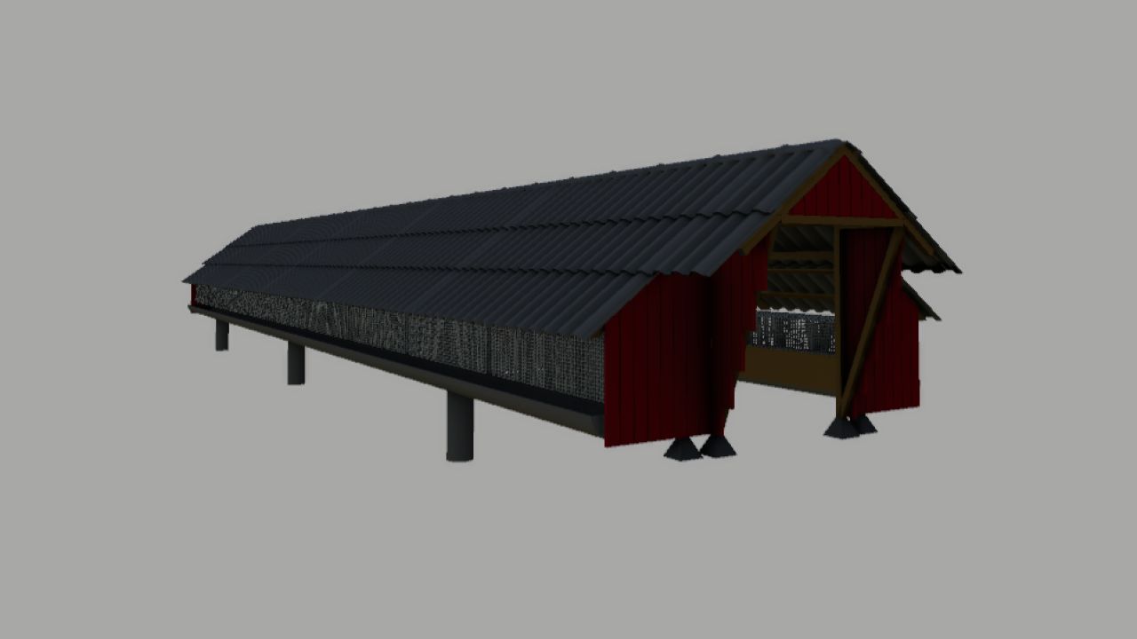Animal stable + feed silo v1.0