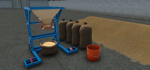 Bag packaging pack with bucket V1.0