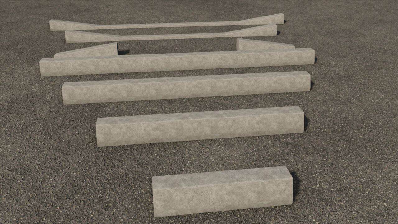 Concrete Curbs Pack v1.1