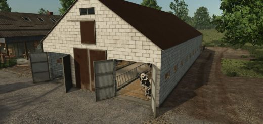 Cow Barn With Manure Plate v1.0