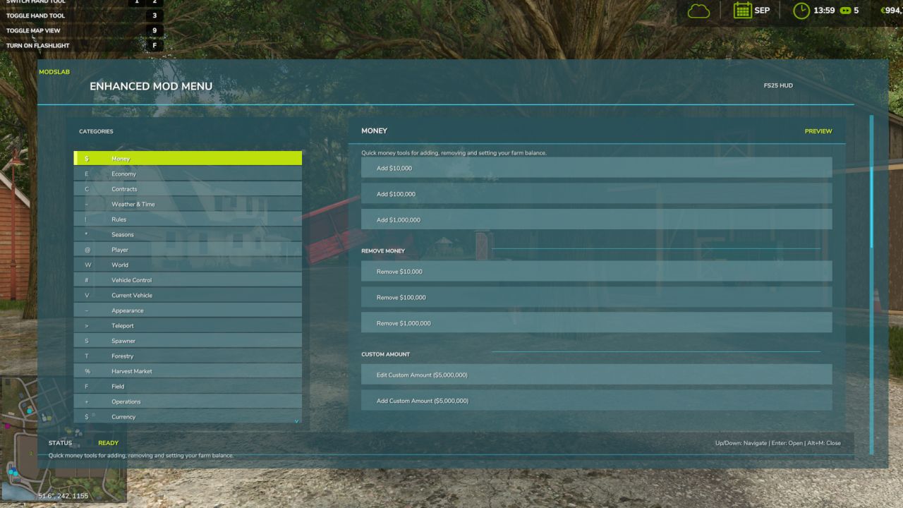 Enhanced Mod Menu Hotfix v1.1