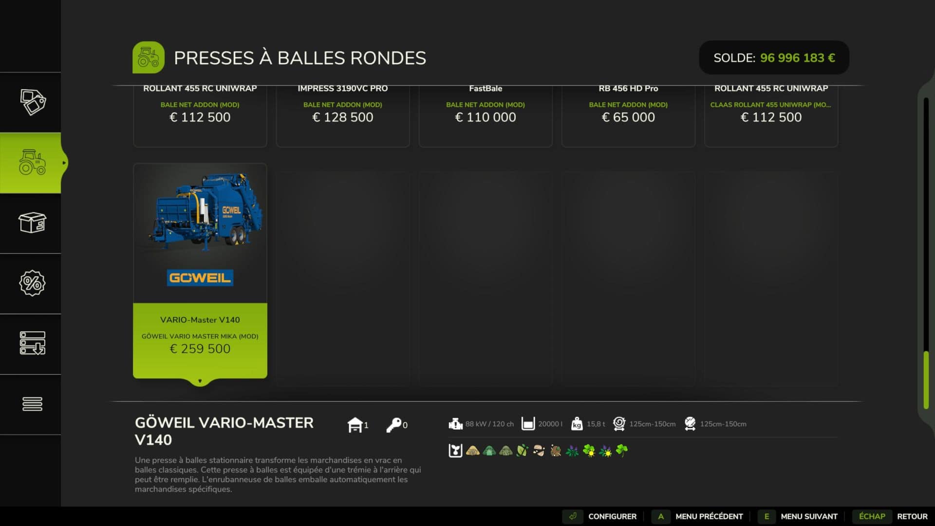 Göweil Vario Master V140 Mika v1.0 thumbnail 3
