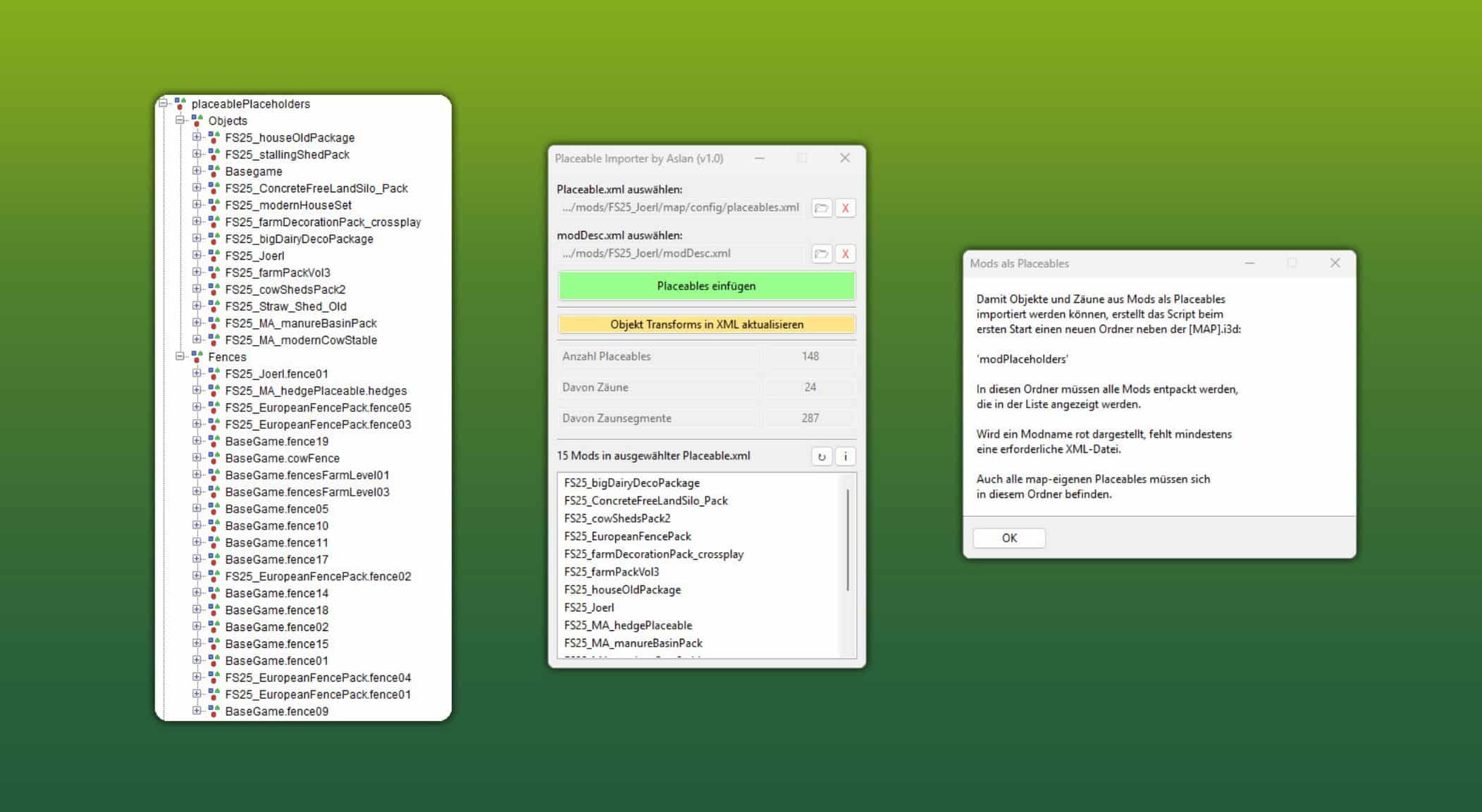 GE10 Script – Placeable Importer V2.0