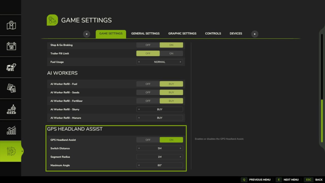 GPS Headland Assist v1.0