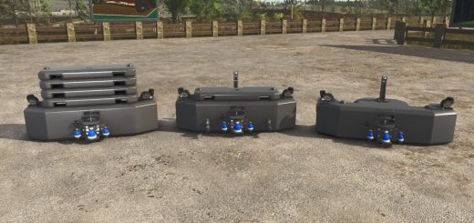 Hi-Vis LED-Lights Tractor Front Weight v1.0.2.0