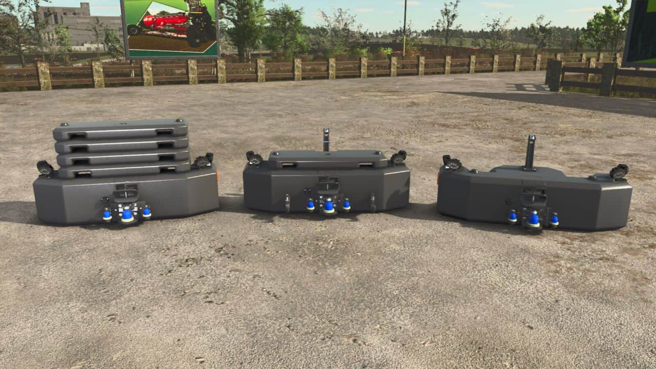 Hi-Vis LED-Lights Tractor Front Weight v1.0.2.0