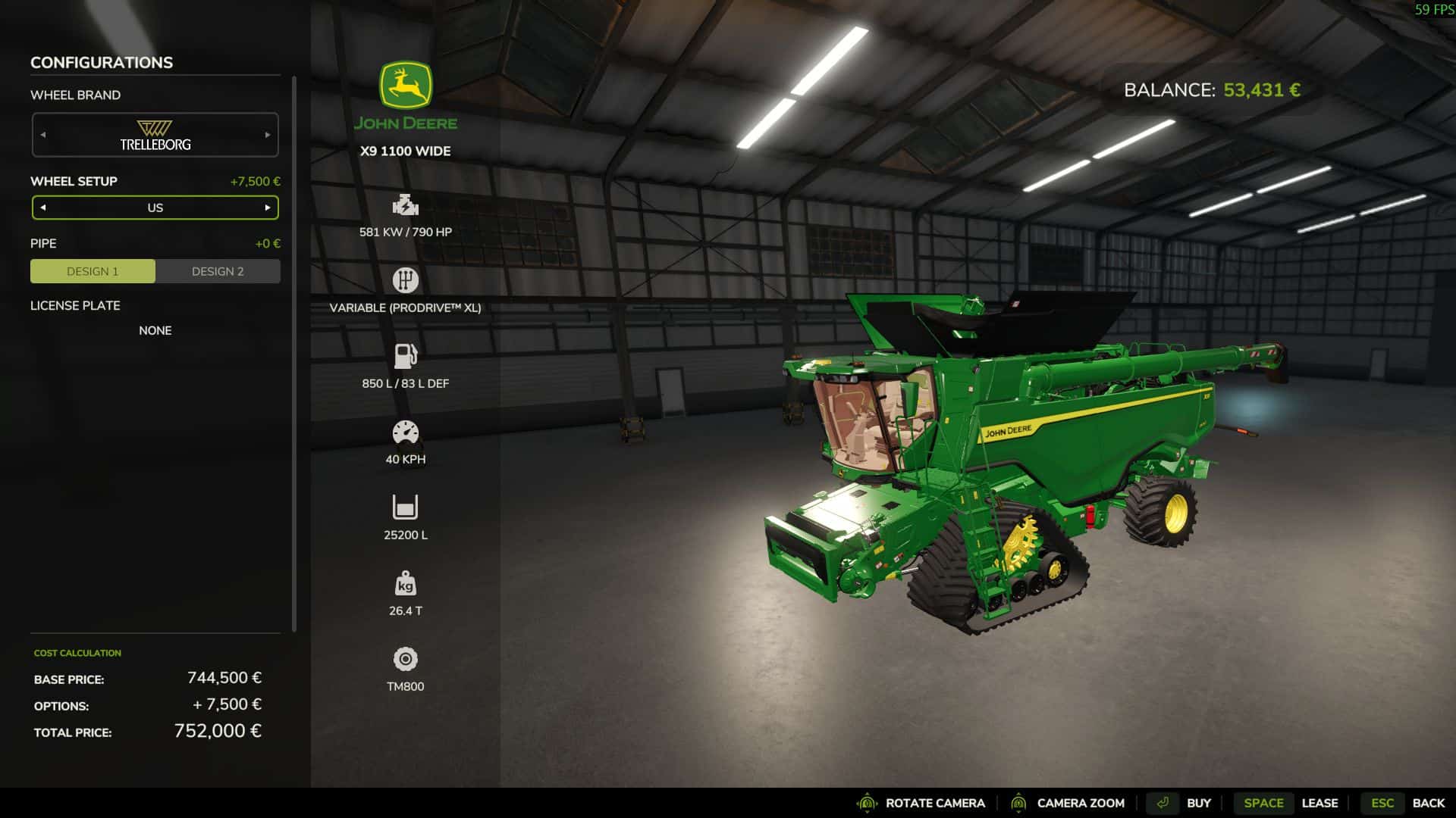 John Deere X9 Edit v1.0