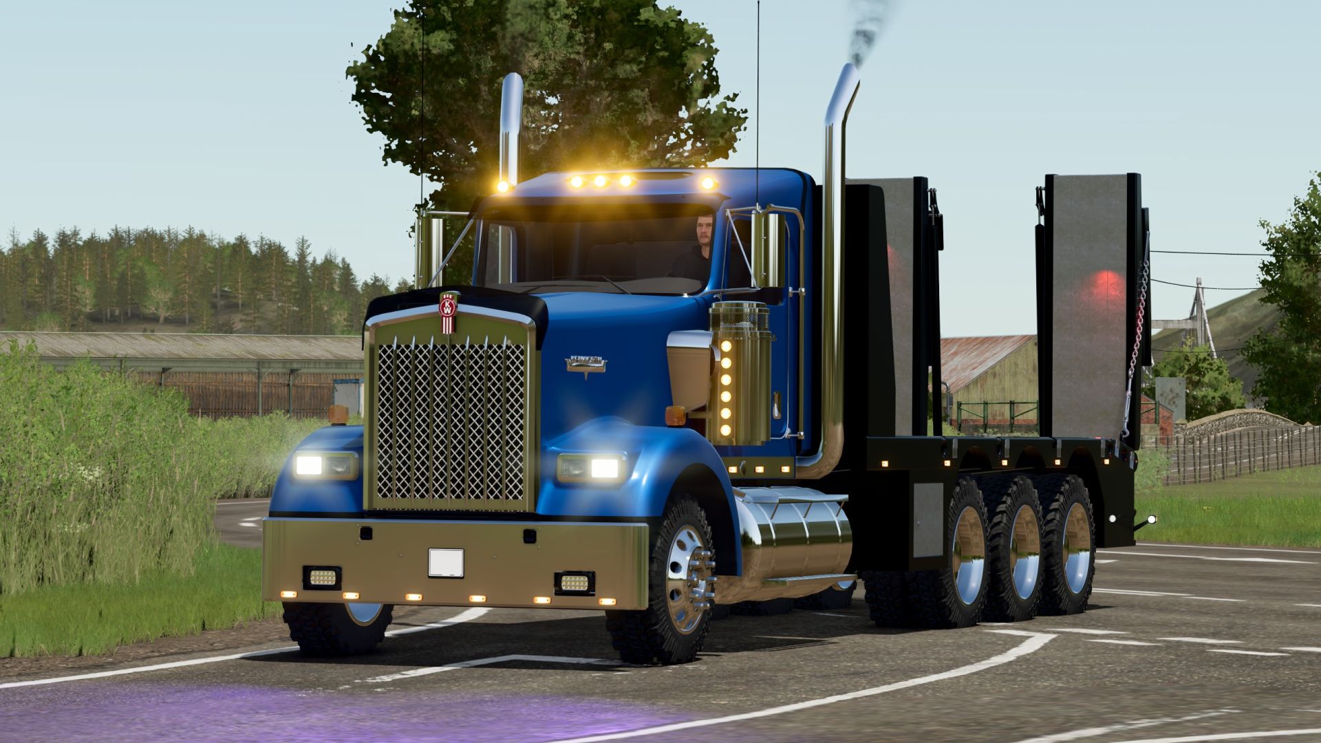 Kenworth W900 Flatbed v1.0
