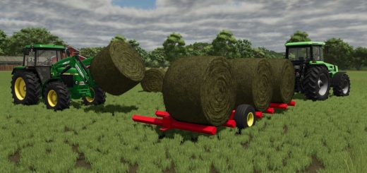 LIZARD 646 Bale Trailer v1.0