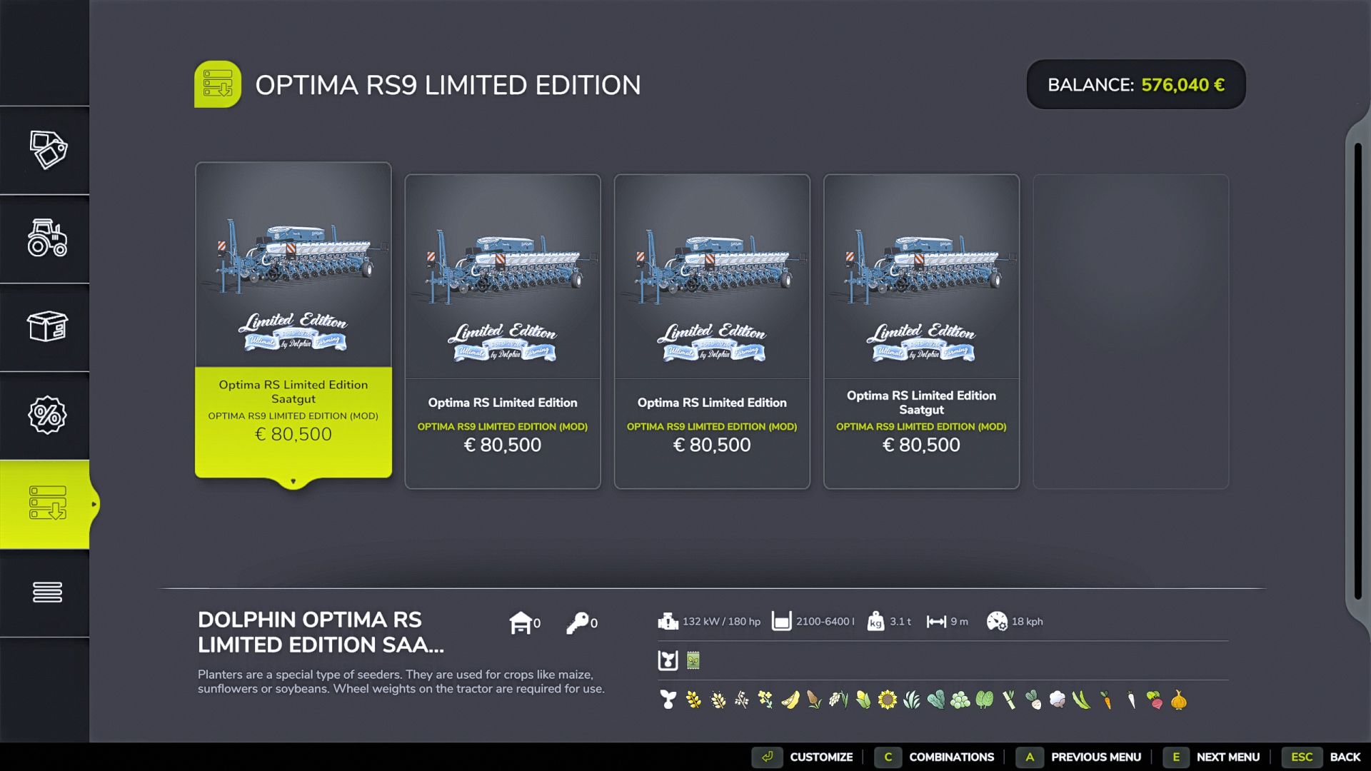 Optima RS Limited Edition V1.1