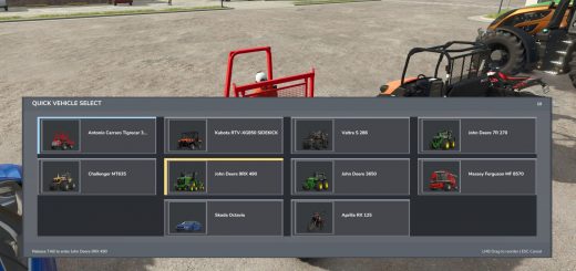 Quick Vehicle Select v1.2.0.4