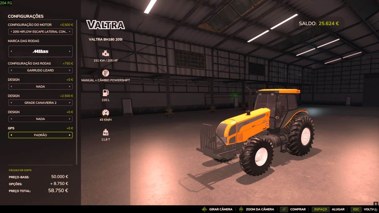 Valtra BH 180 205i v1.0