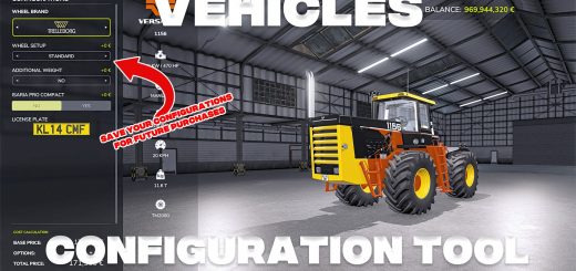 Vehicle Configuration Tool v1.0