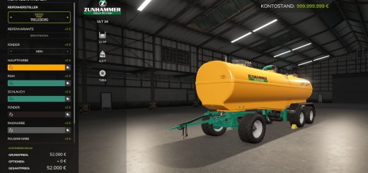 Zunhammer ULT 24 – The slurry tanker that dominates everything v1.0.0.2