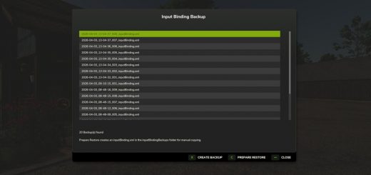 Input Binding Backup v1.0