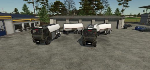 MAN truck milk transporter pack v1.0
