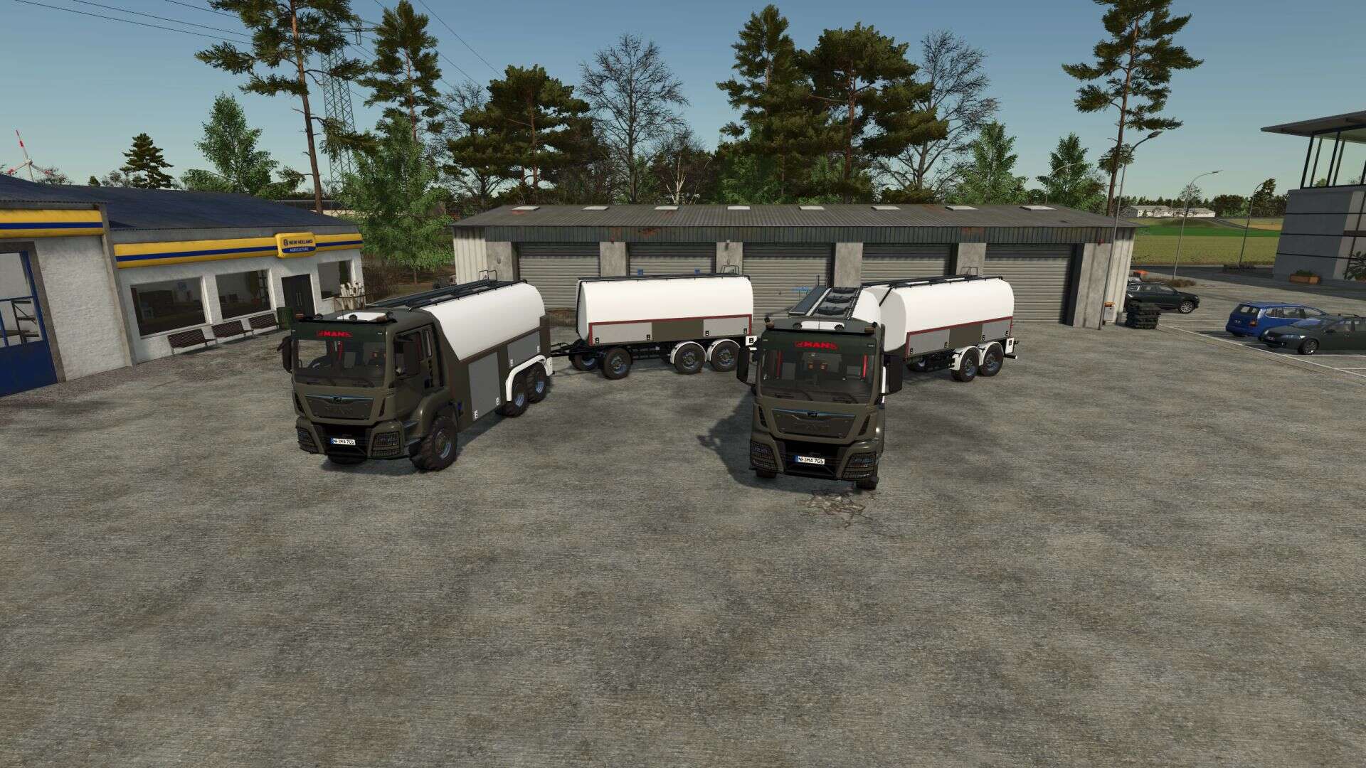 MAN truck milk transporter pack v1.0
