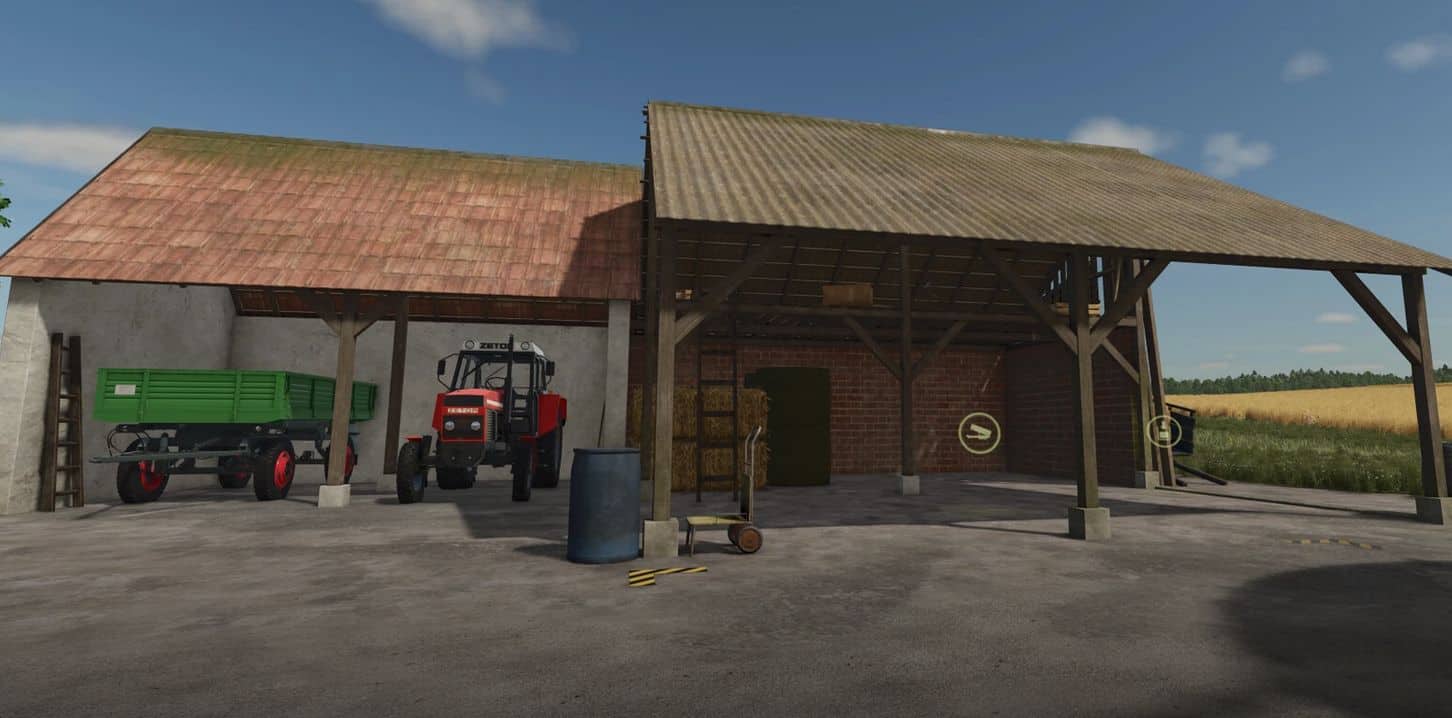 Old Shed With Bale Storage v1.0