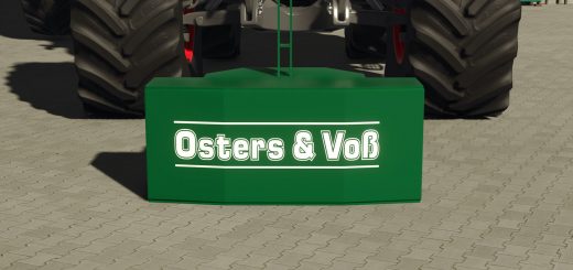 1800KG weight Osters & Voß v1.0