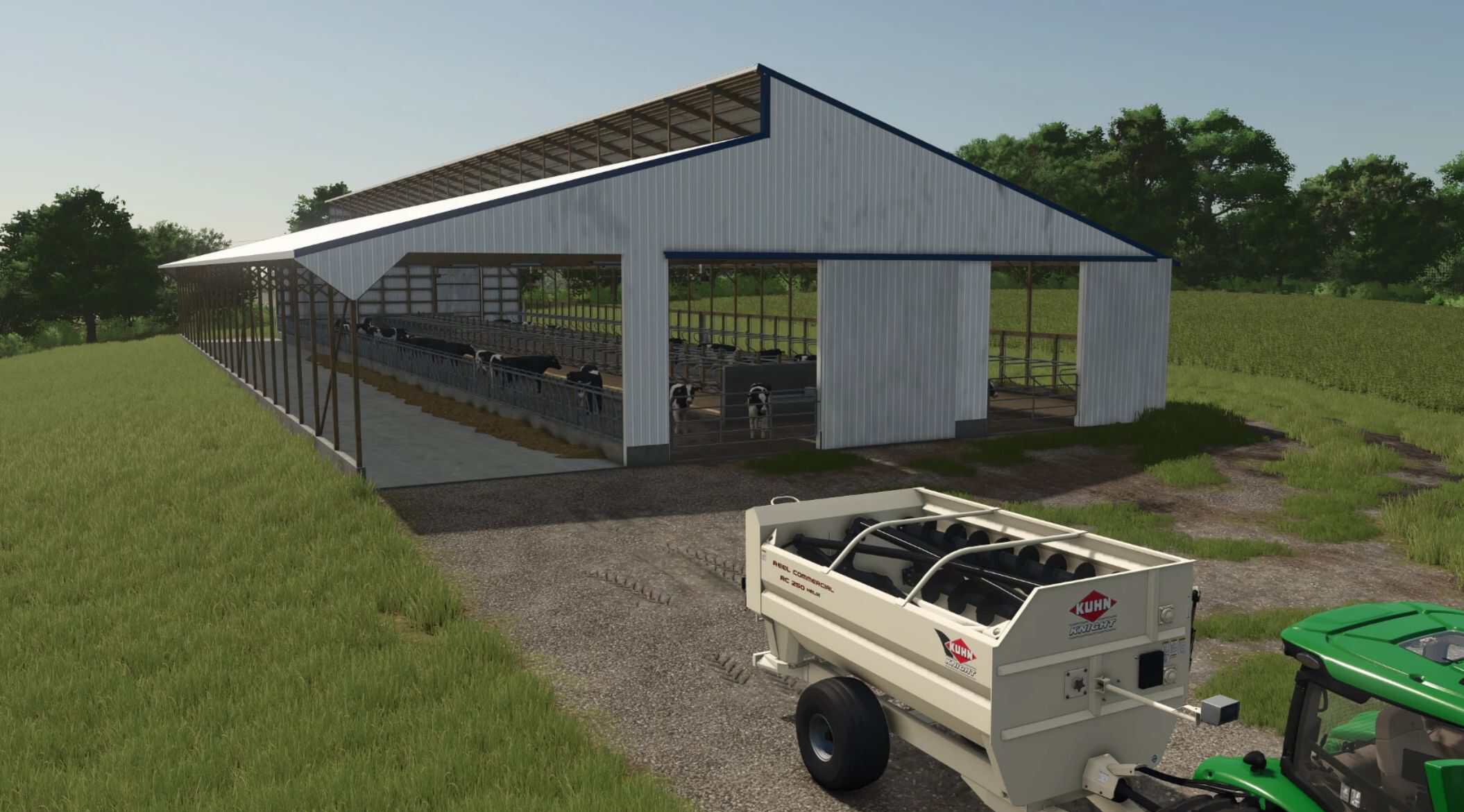 80x190ft Freestall Barn v1.0