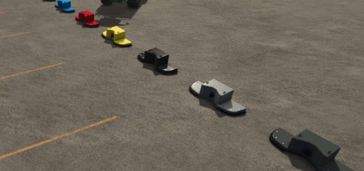 AGCO forage harvester rear weight v1.0