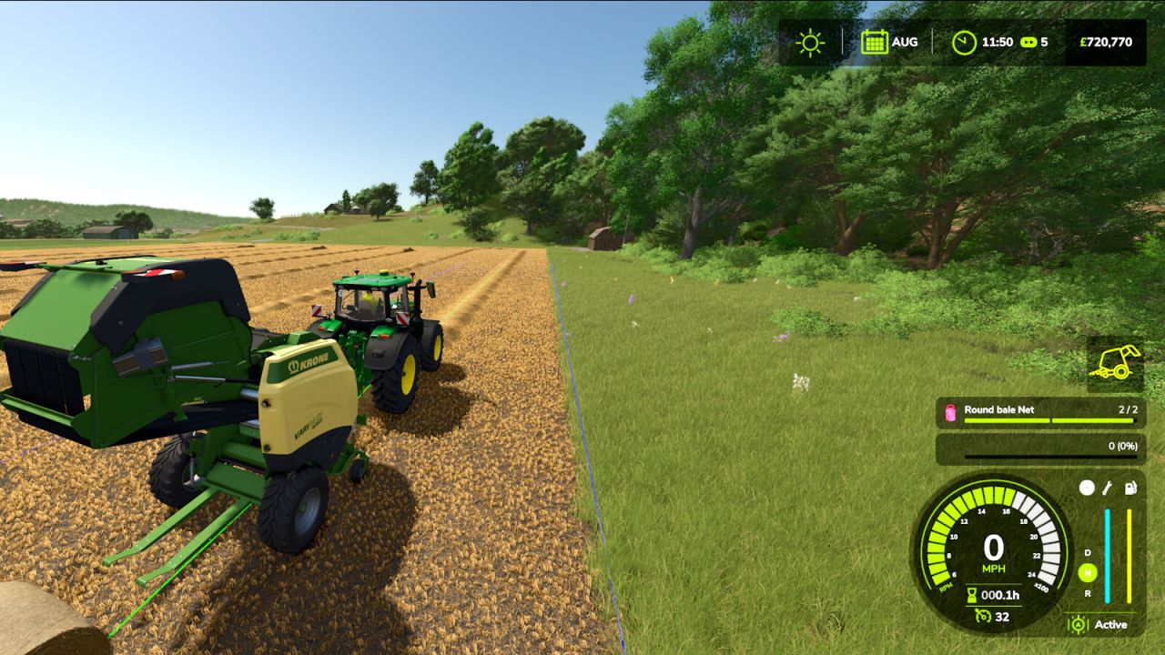 Baler Door State HUD v1.0
