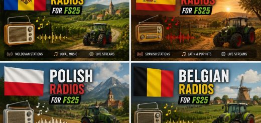 Belgian, Spain, Moldovan, Polish Radio Stations v1.0