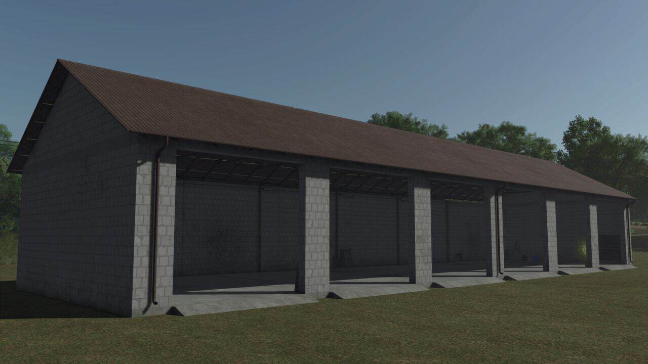 Big Open Garage With Workshop v1.0