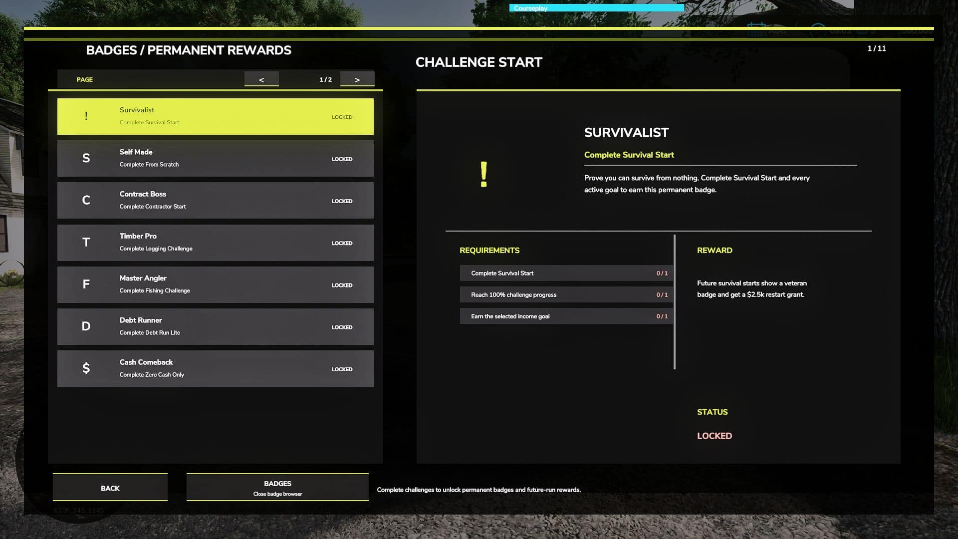 Challenge Start BETA 2 v1.0
