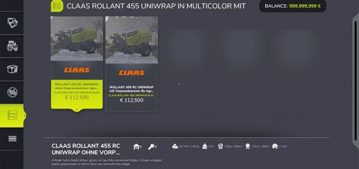 Claas Rollant 455 Uniwrap v1.0