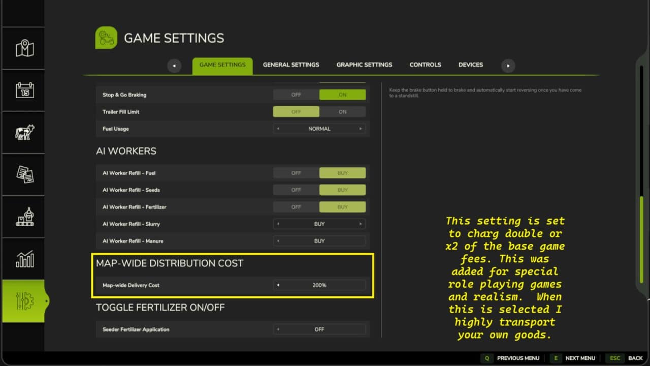 Distribution Cost Override v1.0