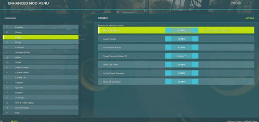 Enhanced Mod / Cheat Menu v1.7