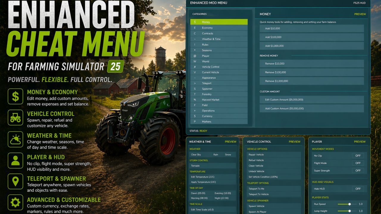 Enhanced Mod / Cheat Menu v2.0