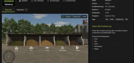 Forage Silo Extension v1.0